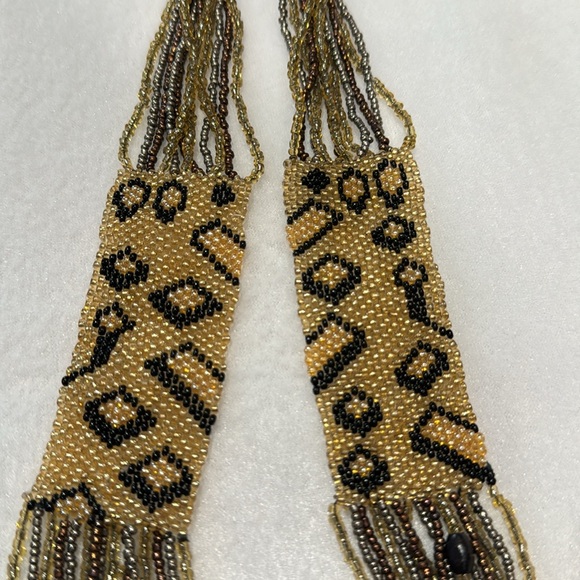 Aztec Native American multi strand beaded Necklace!  EUC!  No call outs! - Picture 5 of 10